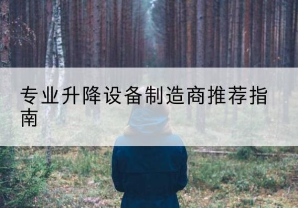 凤阳电动剪叉升降平台厂家-专业升降设备制造商推荐指南